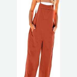 Women's Rust Jumpsuit